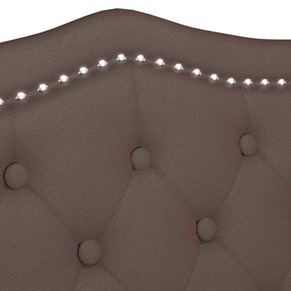 Chesterfield Bank Braun 120,5 x 65 x 75 cm Kunstleder