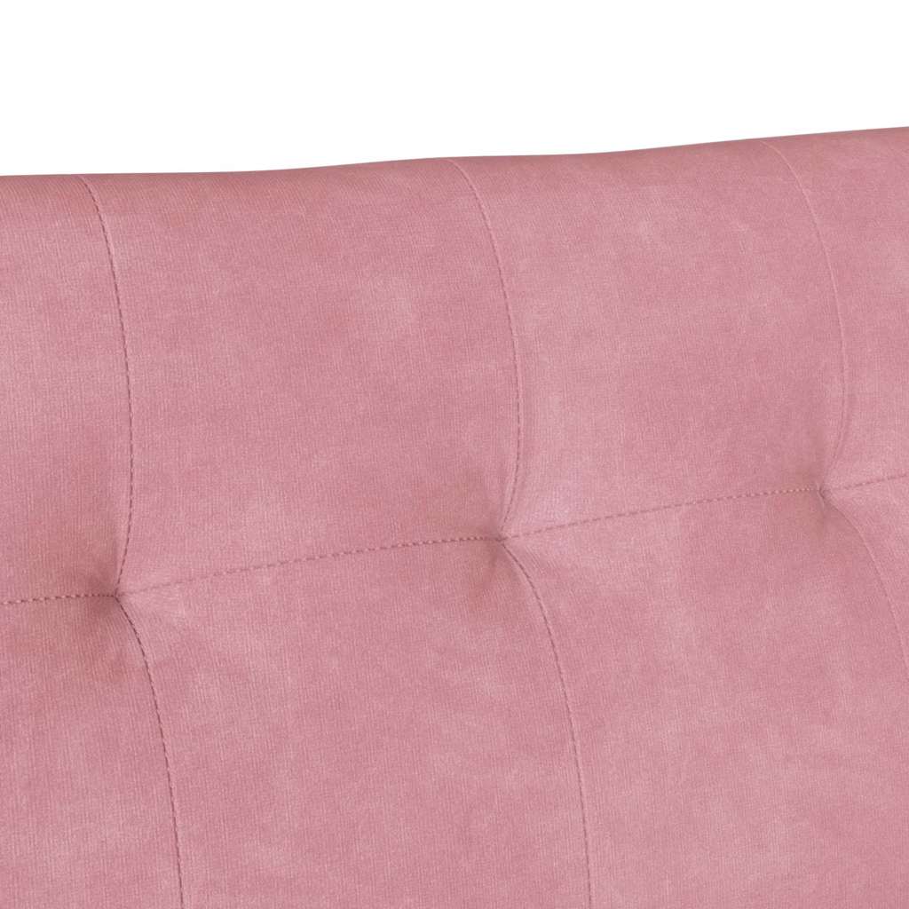 Chesterfield Bench Rosa 112 x 65,5 x 75 cm Samt