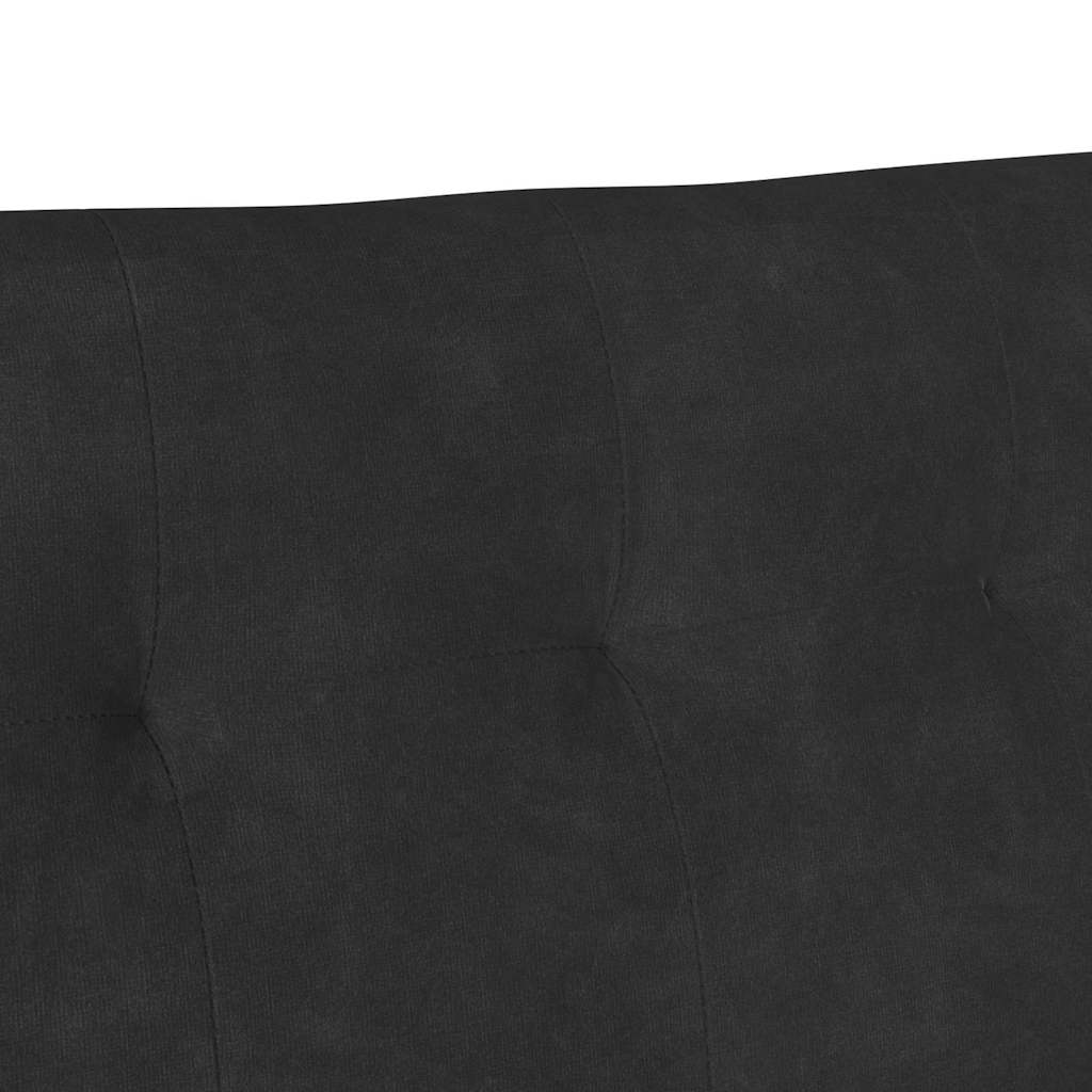 Chesterfield Bench Schwarz 112 x 65,5 x 75 cm Samt