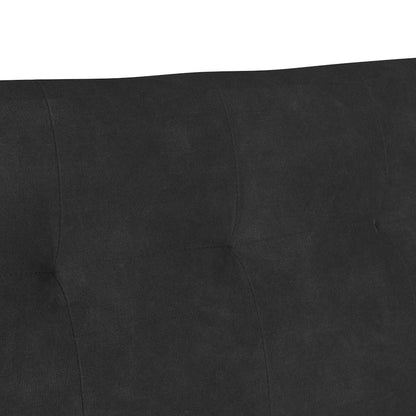 Chesterfield Bench Schwarz 112 x 65,5 x 75 cm Samt