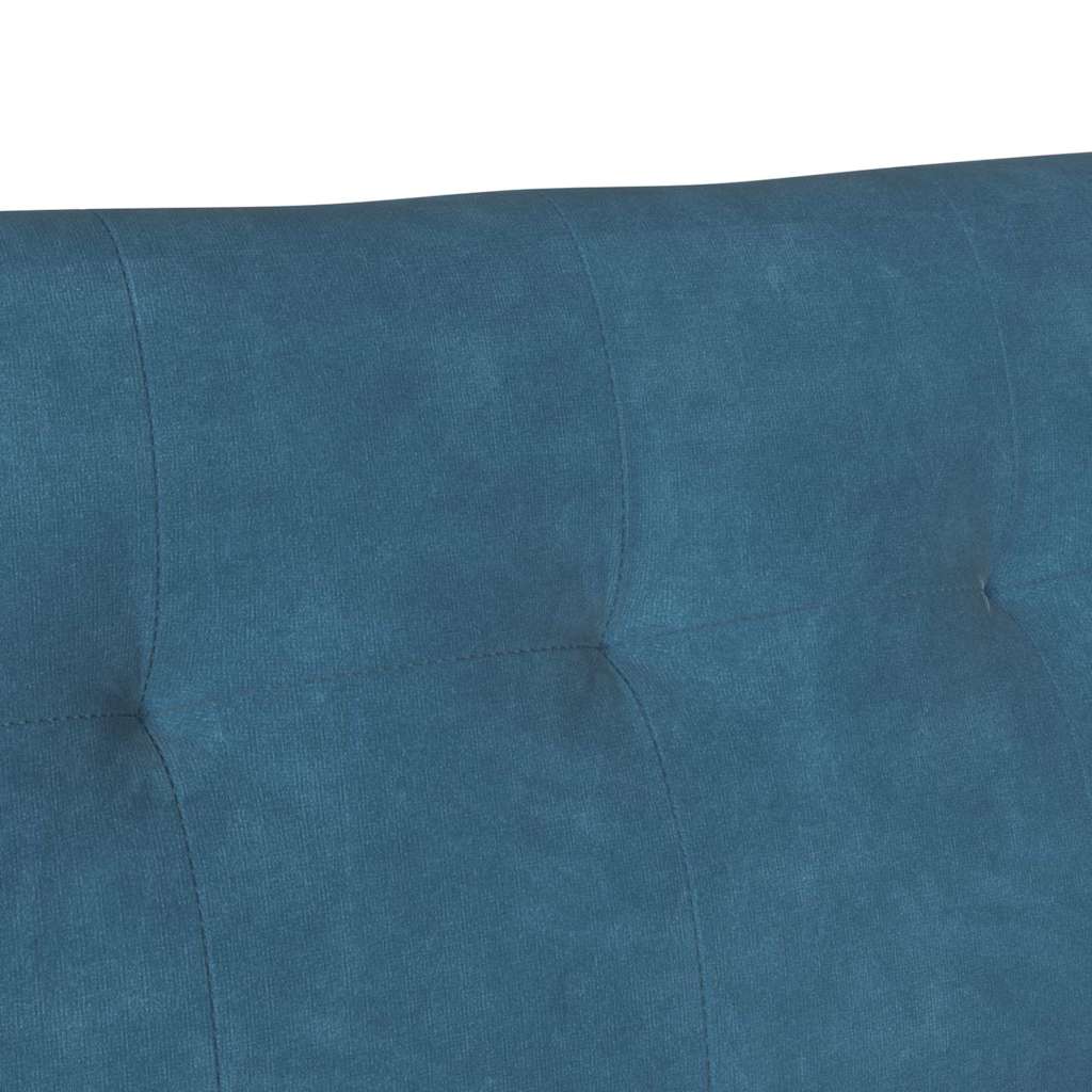 Chesterfield Bench Blau 112 x 65,5 x 75 cm Samt