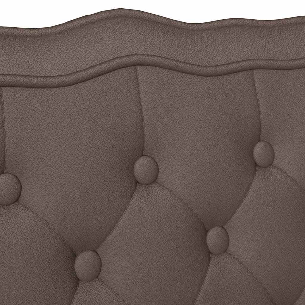 Bank Braun 119,5 x 64,5 x 75 cm Kunstleder