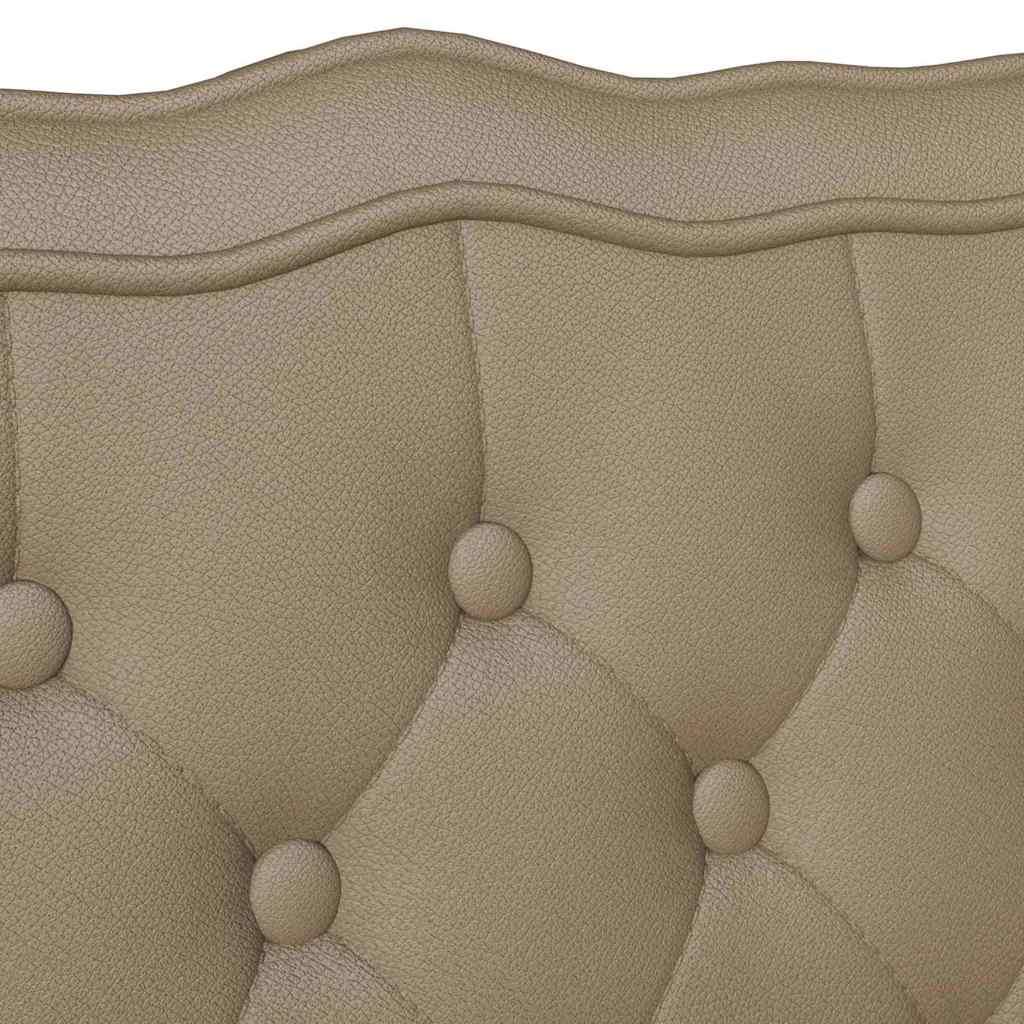 Bank Cappuccino 119,5 x 64,5 x 75 cm Kunstleder