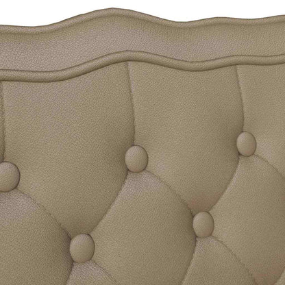 Bank Cappuccino 119,5 x 64,5 x 75 cm Kunstleder