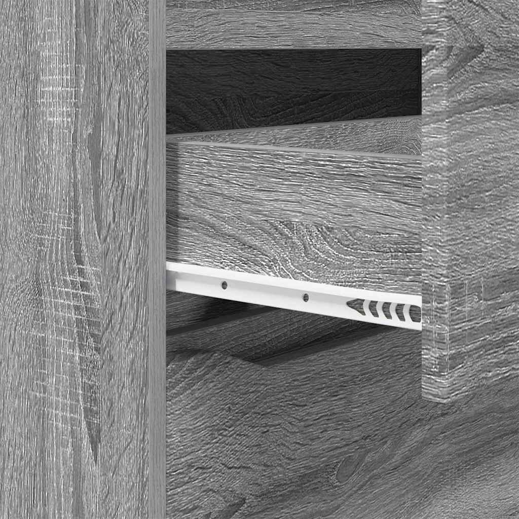 Stauraumschränke 2 pcs Graues Sonoma 80 x 48 x 105 cm