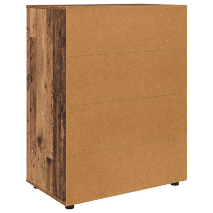 Stauraumschränke 2 pcs Altholz 80 x 48 x 105 cm Holzwerkstoff