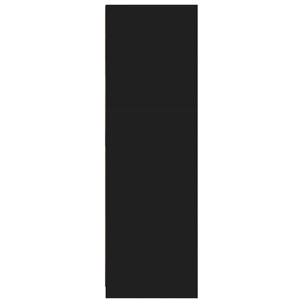 Badezimmerschrank Schwarz 79,5 x 49 x 156 cm Holzwerkstoff