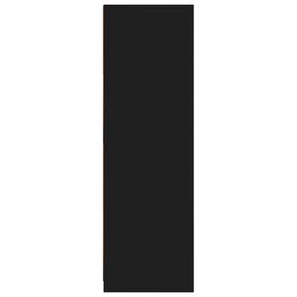 Badezimmerschrank Schwarz 79,5 x 49 x 156 cm Holzwerkstoff