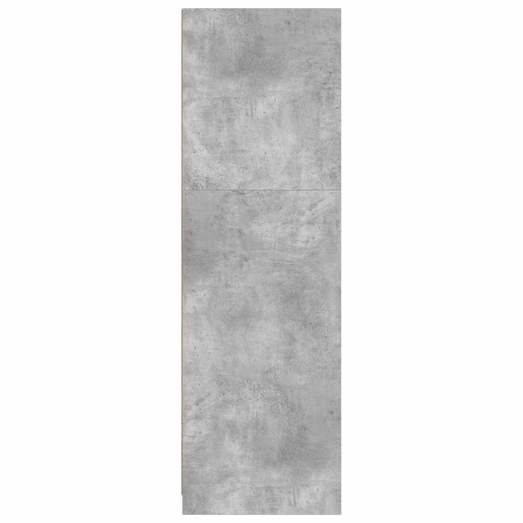Badezimmerschrank Beton Grau 79,5 x 49 x 156 cm Holzwerkstoff