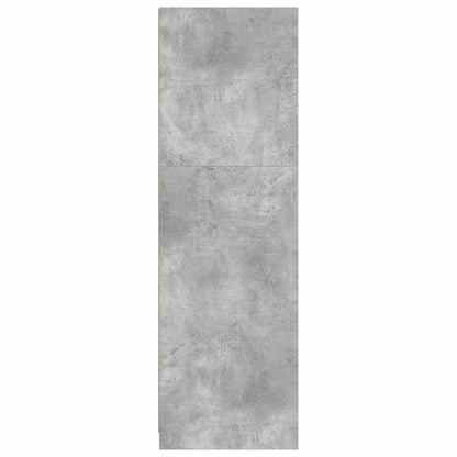 Badezimmerschrank Beton Grau 79,5 x 49 x 156 cm Holzwerkstoff