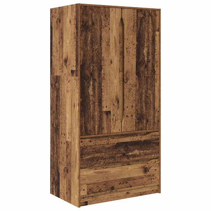 Badezimmerschrank Altholz 79,5 x 49 x 156 cm Holzwerkstoff