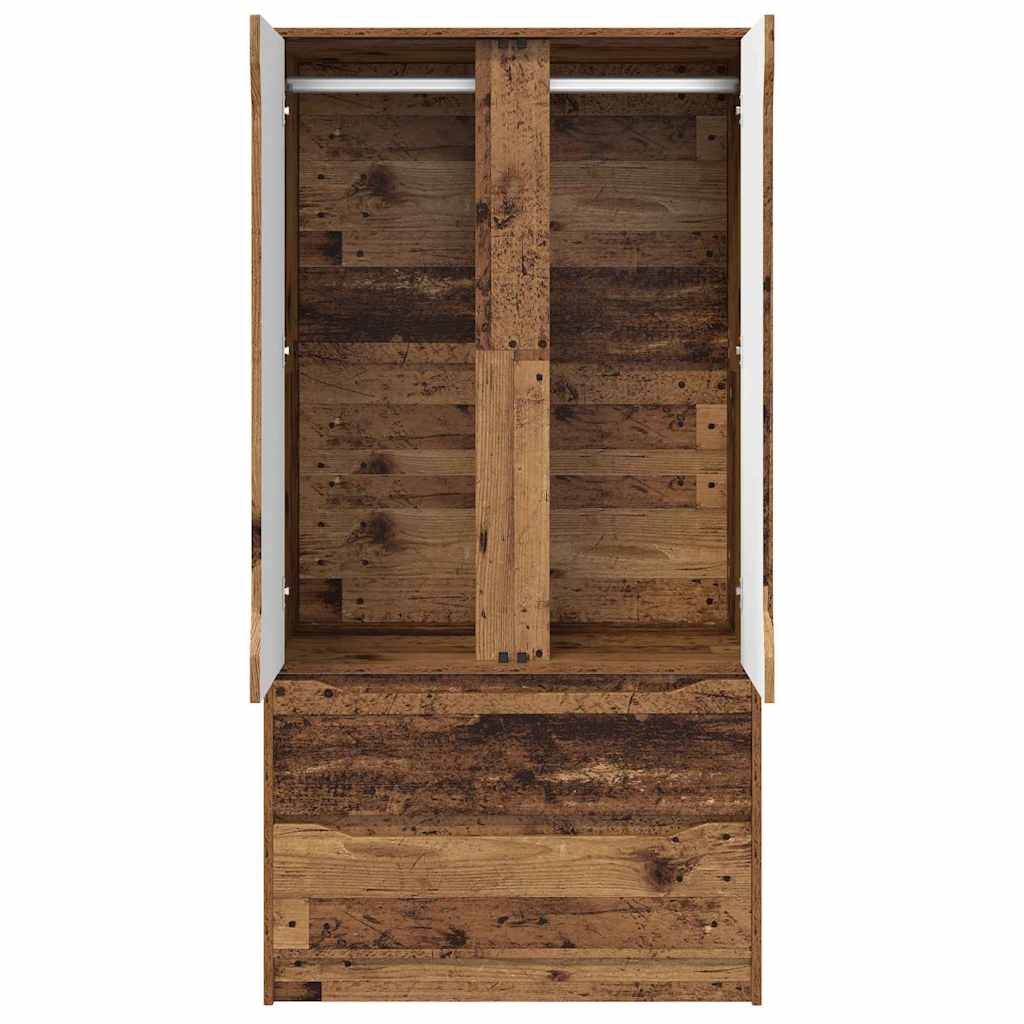 Badezimmerschrank Altholz 79,5 x 49 x 156 cm Holzwerkstoff
