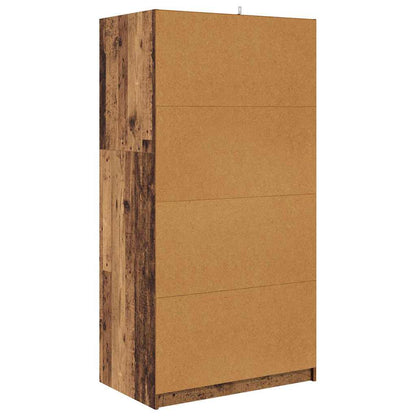 Badezimmerschrank Altholz 79,5 x 49 x 156 cm Holzwerkstoff