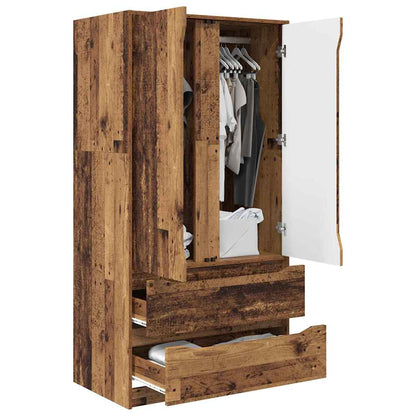 Badezimmerschrank Altholz 79,5 x 49 x 156 cm Holzwerkstoff
