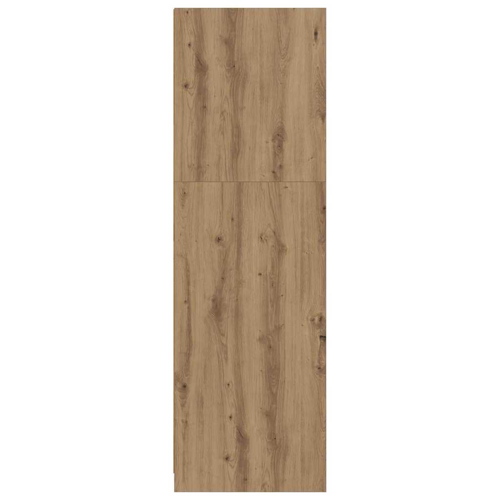 Badezimmerschrank mit Speicher Artisan-Eiche 79,5 x 49 x 156 cm