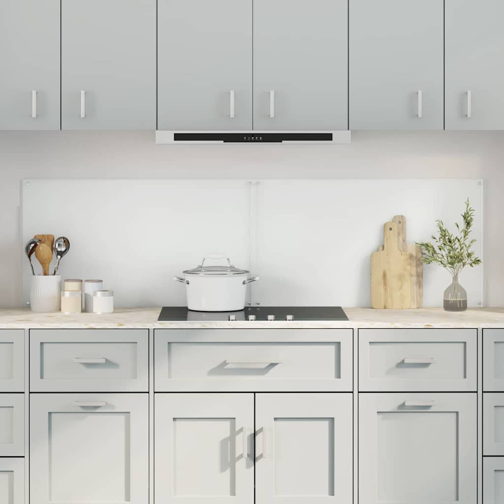 Küchenrückwand 2 pcs Transparent 90 x 50 cm Gehärtetes Glas