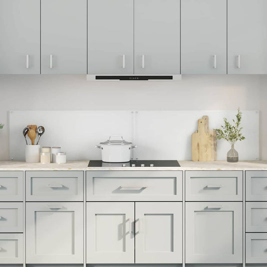 Küchenrückwand 2 pcs Transparent 100 x 40 cm Gehärtetes Glas