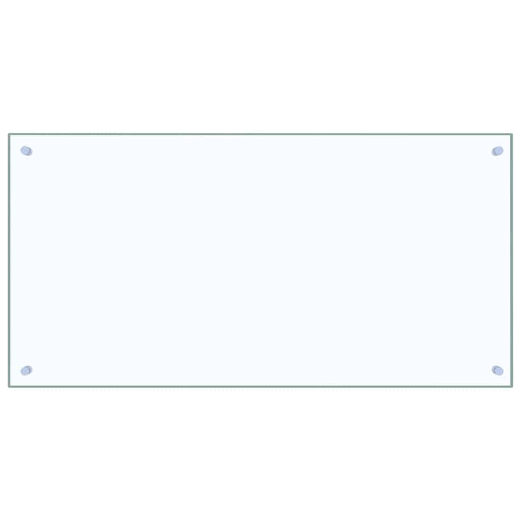 Küchenrückwand 2 pcs Transparent 100 x 50 cm Gehärtetes Glas