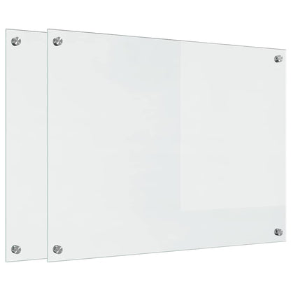 Küchenrückwand Transparent 80 x 60 x 0.8 cm Gehärtetes Glas