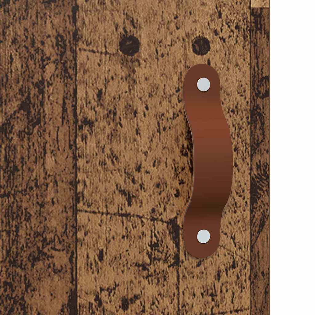 Wandmontierter Schrank 2 pcs Altholz 69,5 x 34 x 90 cm