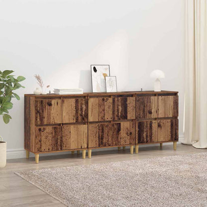Sideboards 3 pcs Altholz 60 x 35 x 70 cm Holzwerkstoff