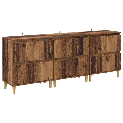 Sideboards 3 pcs Altholz 60 x 35 x 70 cm Holzwerkstoff