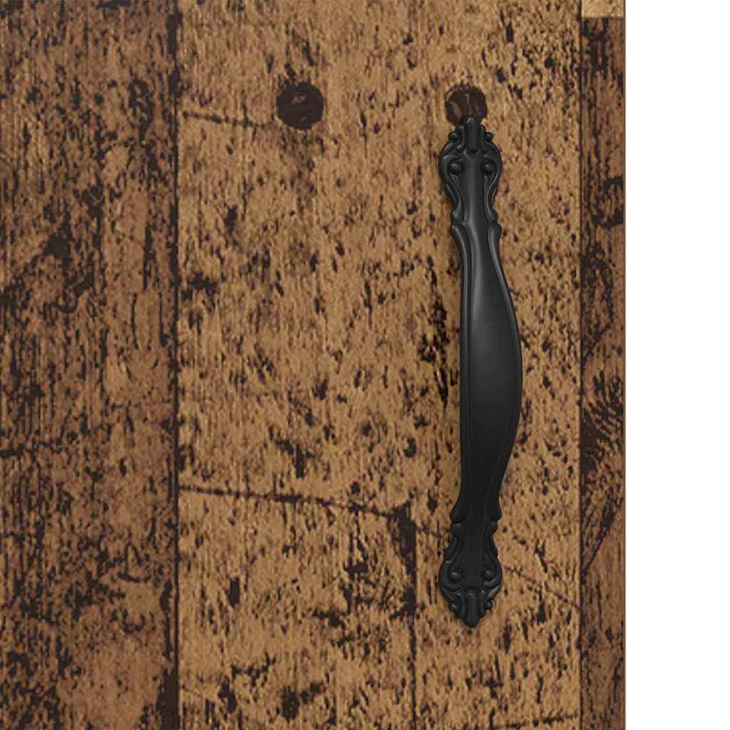 Wandmontierter Schrank 2 pcs Altholz 69,5 x 34 x 90 cm