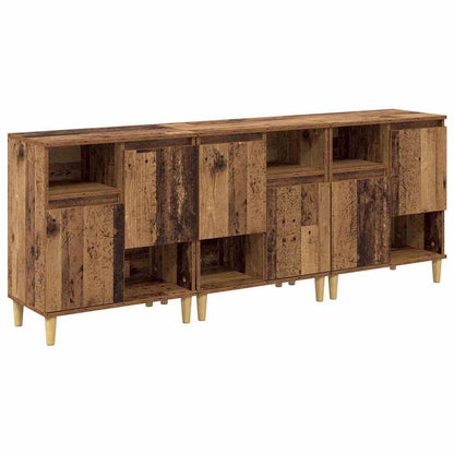 Sideboards 3 pcs Altholz 60 x 35 x 70 cm Holzwerkstoff