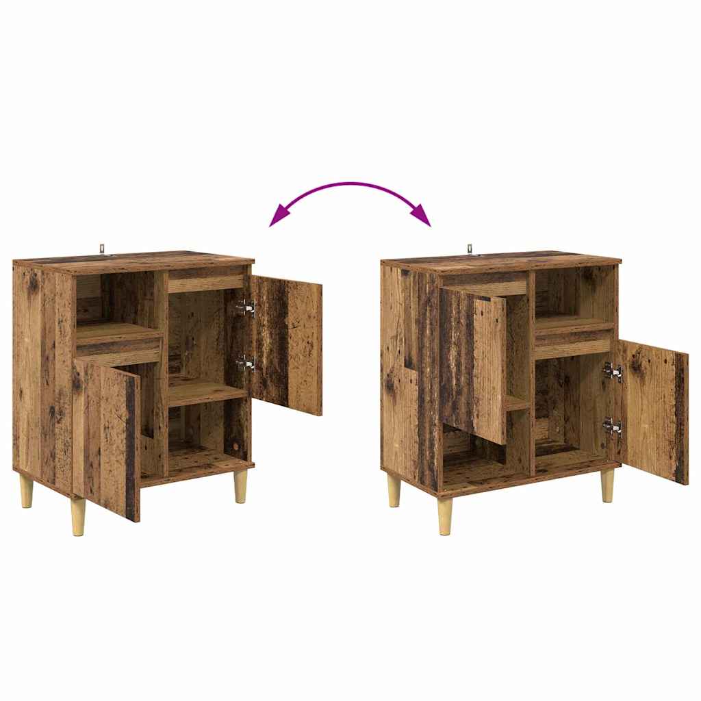 Sideboards 3 pcs Altholz 60 x 35 x 70 cm Holzwerkstoff