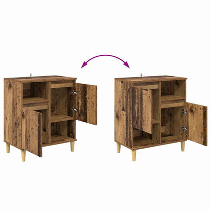 Sideboards 3 pcs Altholz 60 x 35 x 70 cm Holzwerkstoff