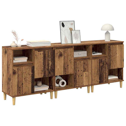Sideboards 3 pcs Altholz 60 x 35 x 70 cm Holzwerkstoff