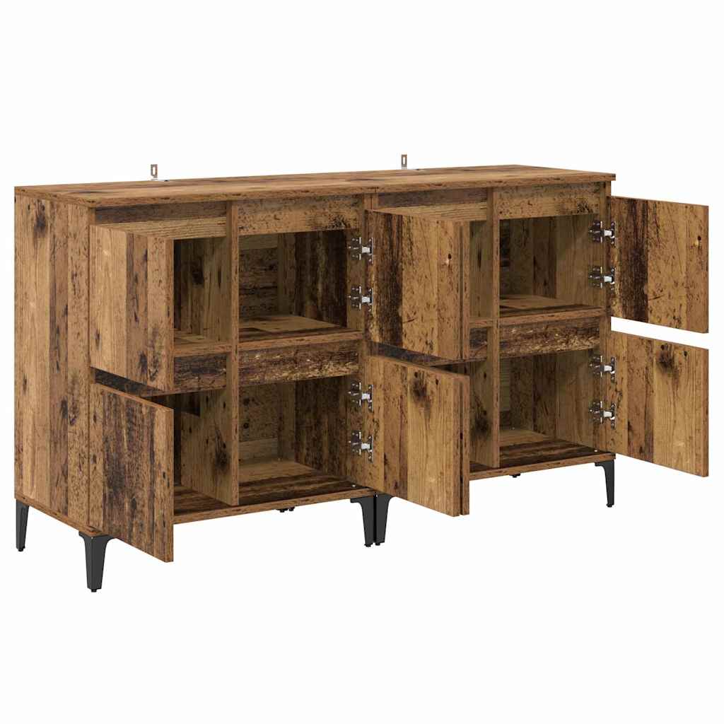 Sideboards 2 pcs Altholz 60 x 35 x 70 cm Holzwerkstoff
