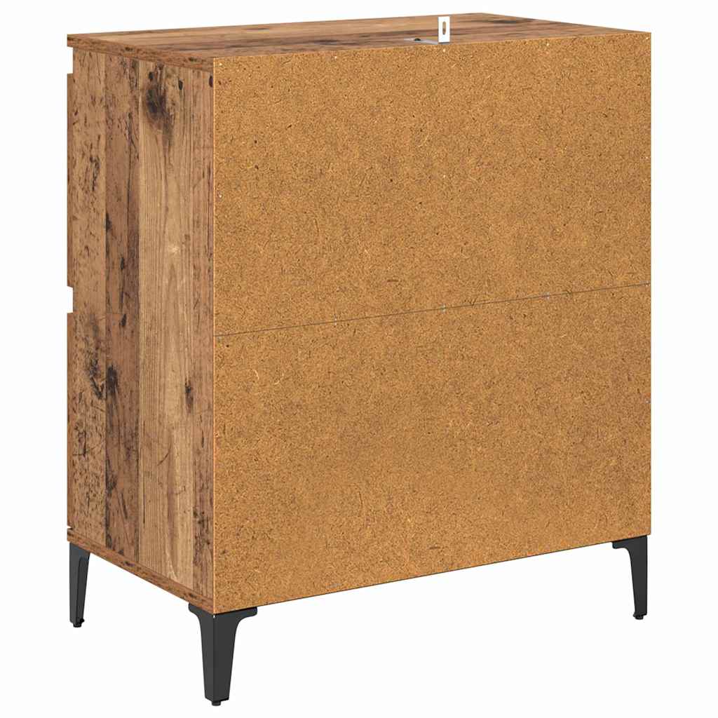 Sideboards 2 pcs Altholz 60 x 35 x 70 cm Holzwerkstoff