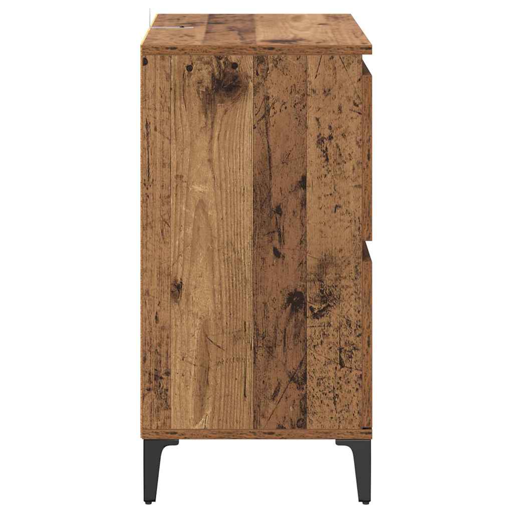 Sideboards 2 pcs Altholz 60 x 35 x 70 cm Holzwerkstoff