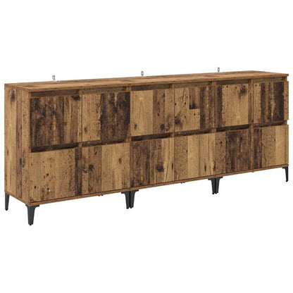 Sideboards 3 pcs Altholz 60 x 35 x 70 cm Holzwerkstoff