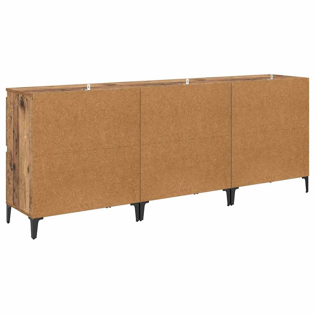 Sideboards 3 pcs Altholz 60 x 35 x 70 cm Holzwerkstoff
