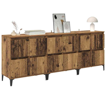 Sideboards 3 pcs Altholz 60 x 35 x 70 cm Holzwerkstoff