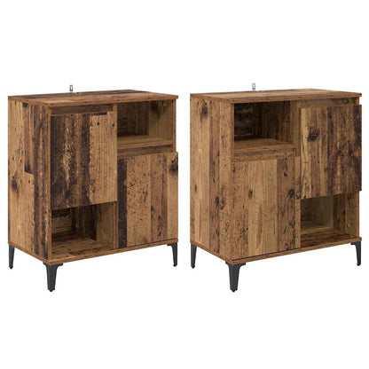 Sideboards 2 pcs Altholz 60 x 35 x 70 cm Holzwerkstoff