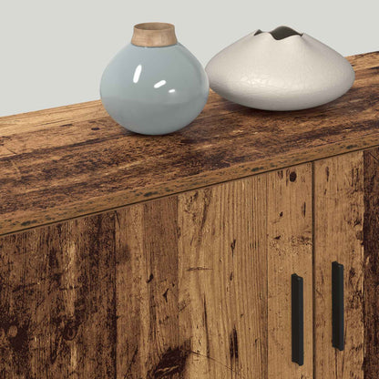 Wand-TV-Schrank Set 2 pcs Altholz 100 x 34,5 x 40 cm