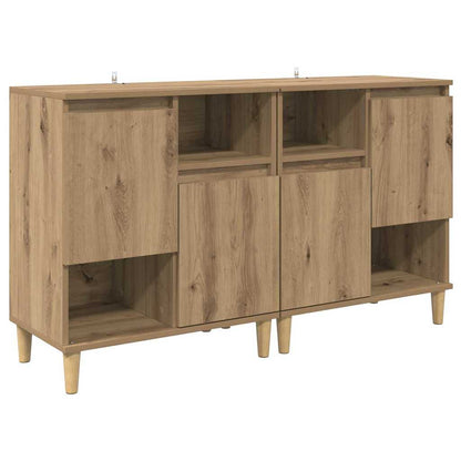 Sideboards 2 pcs Artisan-Eiche 60 x 35 x 70 cm Holzwerkstoff