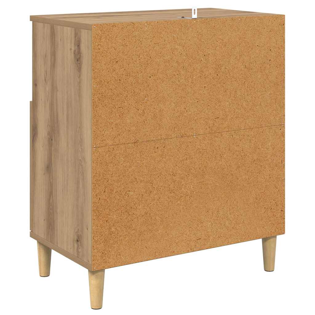 Sideboards 2 pcs Artisan-Eiche 60 x 35 x 70 cm Holzwerkstoff