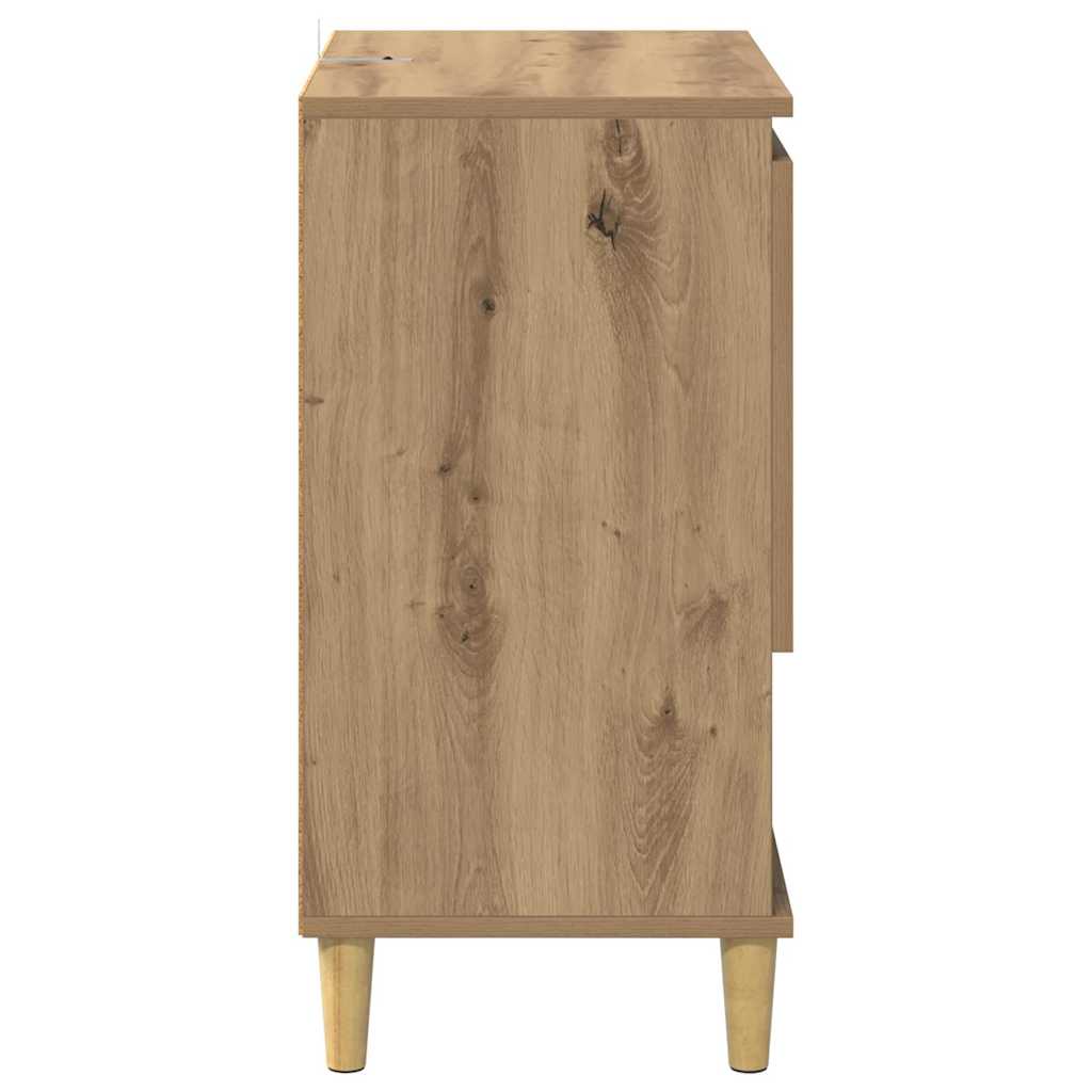 Sideboards 2 pcs Artisan-Eiche 60 x 35 x 70 cm Holzwerkstoff