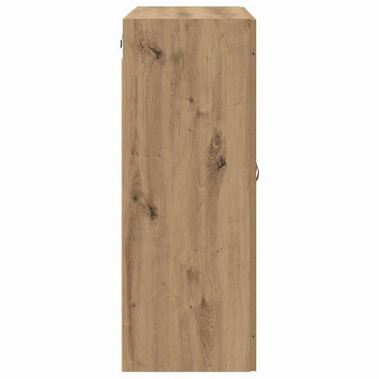 Wandmontierter Schrank 2 pcs Artisan-Eiche 69,5 x 34 x 90 cm