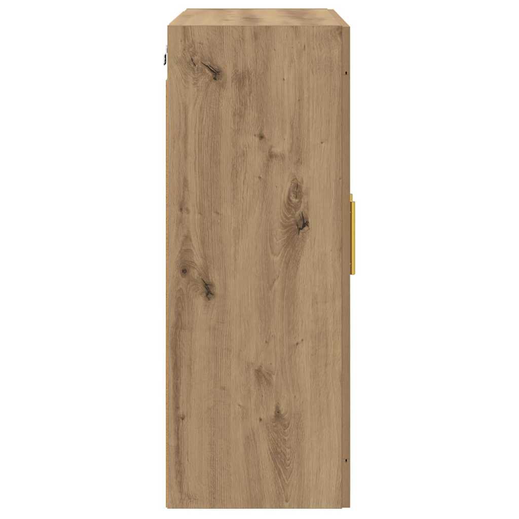 Wandmontierter Schrank 2 pcs Artisan-Eiche 69,5 x 34 x 90 cm