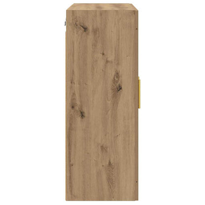 Wandmontierter Schrank 2 pcs Artisan-Eiche 69,5 x 34 x 90 cm