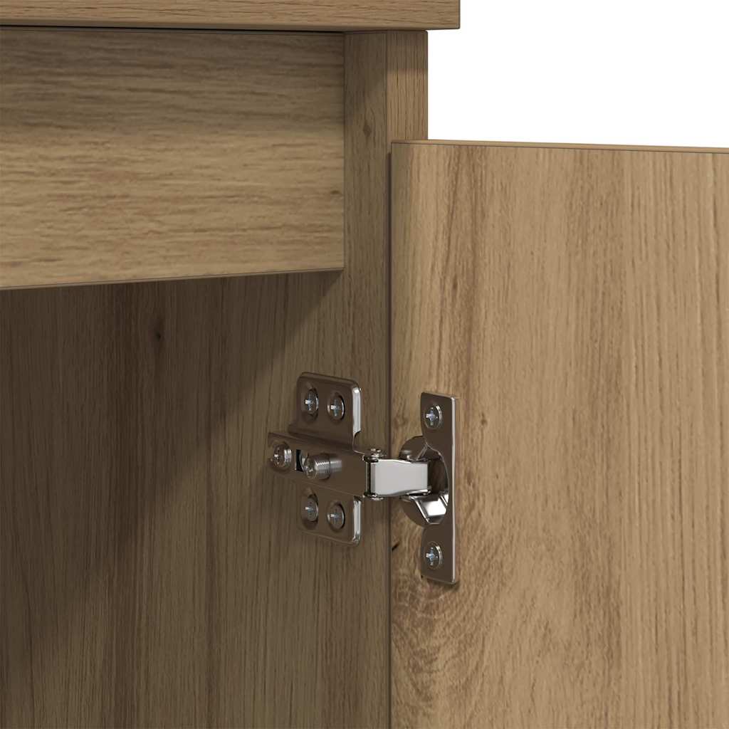 Sideboards 3 pcs Artisan-Eiche 60 x 35 x 70 cm Holzwerkstoff