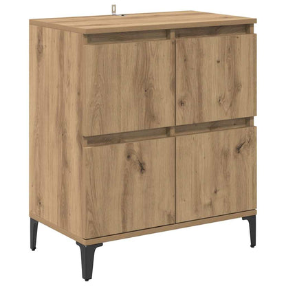 Sideboards 3 pcs Artisan-Eiche 60 x 35 x 70 cm Holzwerkstoff