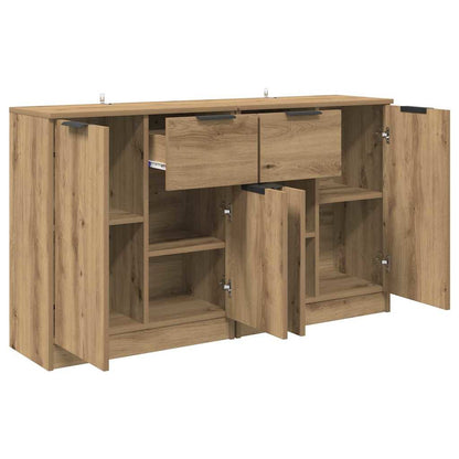 Sideboards 2 pcs Artisan-Eiche 60 x 30 x 70 cm Holzwerkstoff