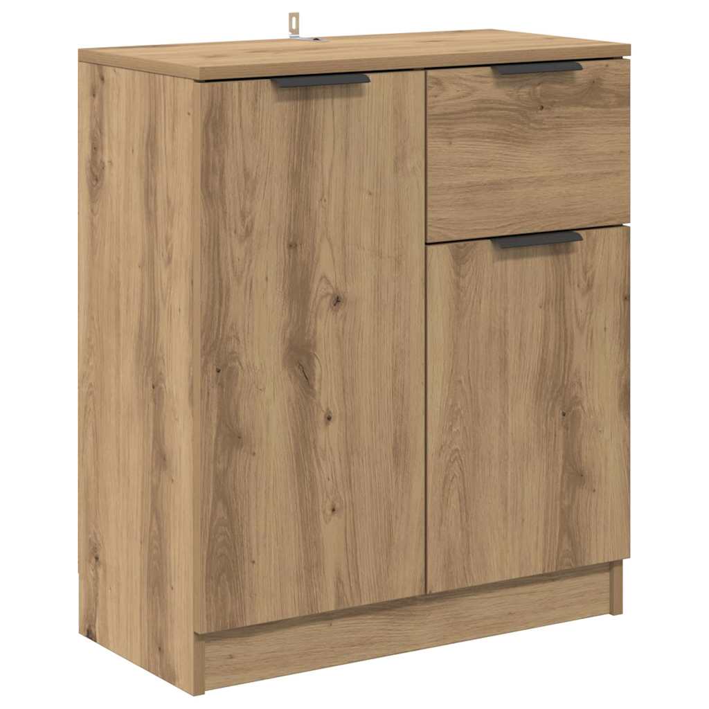Sideboards 2 pcs Artisan-Eiche 60 x 30 x 70 cm Holzwerkstoff