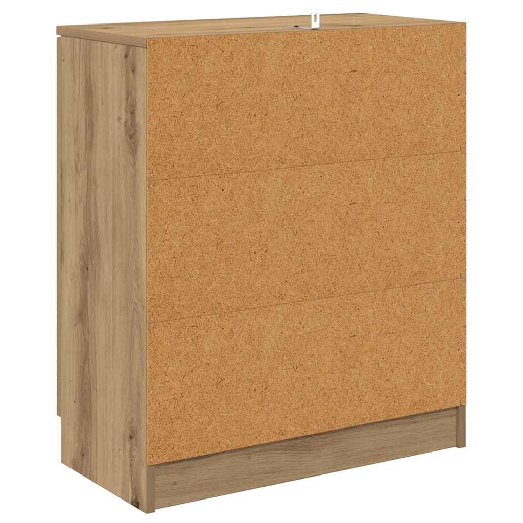Sideboards 2 pcs Artisan-Eiche 60 x 30 x 70 cm Holzwerkstoff